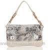 Vintage Leather Animal Print Messenger Handbags Women With Buckle