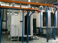 professional powder coating line for fire-fighting equipment