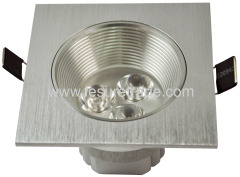 Led Downlights square lamp 1Wx3 Led Ceiling light