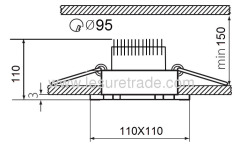 Led Downlights 1Wx4 Led Ceiling Light