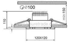 LED Downlight 1Wx7 Lamp Led Ceiling Light