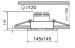 Led Downlights 1WX12 Arbitrary rotation Angle of 360° Led Ceiling Light