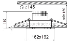 Led Downlights 1Wx18 Arbitrary rotation Angle of 360° Led Ceiling light