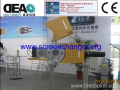 single plate hydraulic screen changer for polymer filtraton