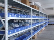 Goods shelves in warehouse