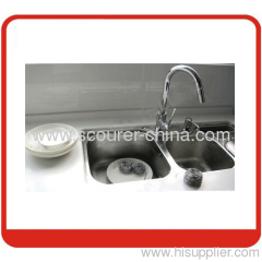Stainless Steel Scourer with 0.13mm diameter for kitchen cleaning