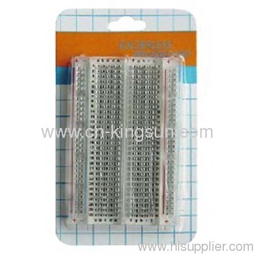 TRANSPARENT SOLDERLESS BREADBOARD