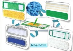 Extendable Microfibre Mop with 2 Washable Heads for Kitchen Floors