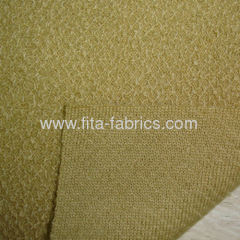Looped fabric blended of wool/nylon/acrylic