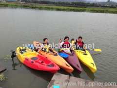 single sit in kayak PE material for touring