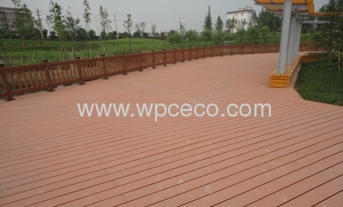 wood plastic garden path