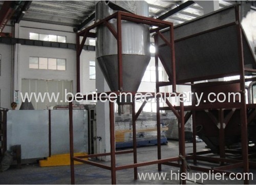 waste PP PE film recycling machine