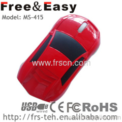 Shining red BMW 3d usb driver mini car mouse
