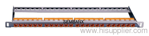 CAT6 UTP 24 ports module type 0.5U