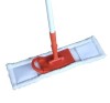 Hinged squeegee floor mop