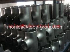 N06022 equal tee reducing tee pipe fittings