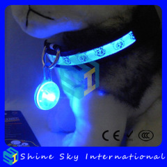 Led pet light for night walking flashing safety light for pets manufacturer