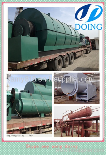 waste tyre pyrolysis oil machine