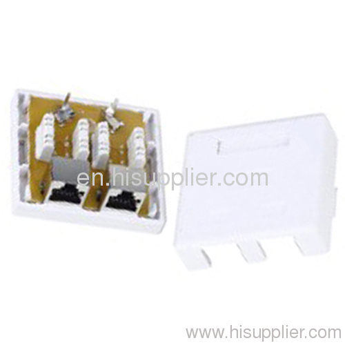 cat.6 RJ45 STP Surface mount box