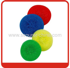 Beautiful appreance Plastic Mesh Scourer in Kitchen cleaning