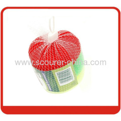 Beautiful appreance Plastic Mesh Scourer in Kitchen cleaning