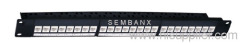 CAT6 24 ports module type with cable manager