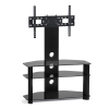 Bracket included Tempered Glass TV Stand