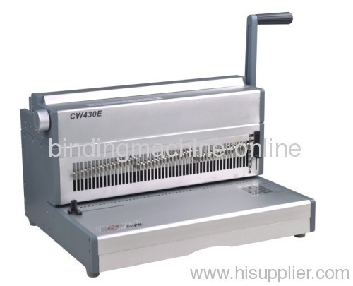 electric wire binding machine for document