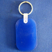 high quality soft pvc keychain with blue