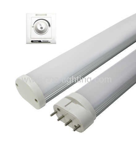 Single Ended Plug-In 0-100% Dimmable 2G11 PL LED Tube with Epistar 5630LEDs