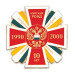 2013 customized hard enamel lapel pin badge