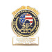 2013 customized hard enamel lapel pin badge