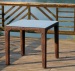 Garden furniture dining table and chairs