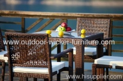 Patio furniture dining table and chairs