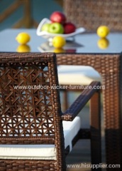 Patio furniture dining table and chairs