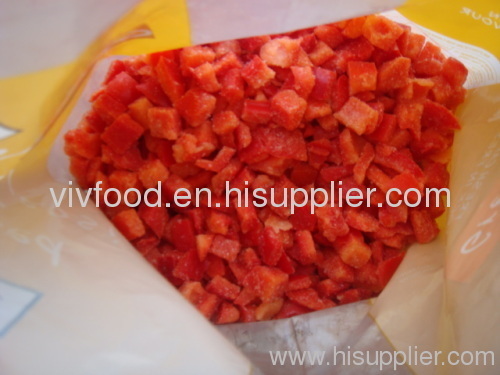 Iqf Frozen red pepper