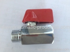 Brass Mini Ball Valve one piece valve New