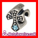 silver celtic cross bead charm