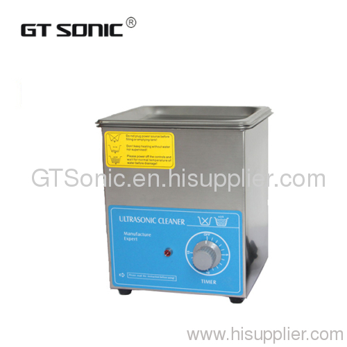 Mini ultrasonic cleaner with timer