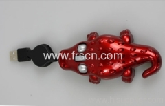 crocodile shape 3d usb wired mini mouse for gift promotion