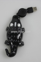 Pretty cute genuine alligator animal computer shaped mouse mini wired gift mouse