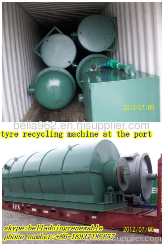 waste tyre pyrolysis machine