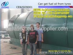 tyre oil distillation machine