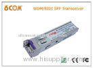 Electrical BIDI LC SFP Transceiver 80km , 1.25G optical fiber transceiver