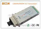 DWDM 10gbase X2 module 80KM SC , Compatible DDMI fiber optic module