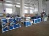 PE Single Wall Corrugated Pipe Extrusion Line , Plastic Extruder Machinery