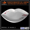 Melamine snack hotel lip shaped plate