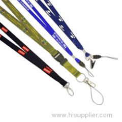 blue nylon lanyard for promotion