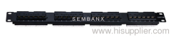 CAT5E 24 ports Black