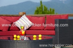 Patio leisure rattan furniture sofa sets